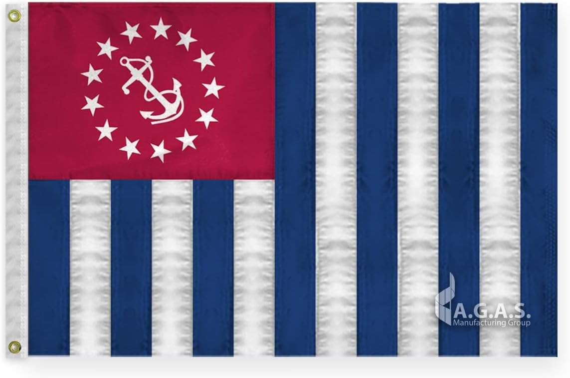 AGAS USPS Yacht Ensign Flag - 24 x 36 Inch - Printed 200D Nylon AGAS USPS Yacht Ensign Flag - 24 x 36 Inch - Printed 200D Nylon