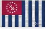 AGAS USPS Yacht Ensign Flag - 30 x 48 Inch - Printed 200D Nylon