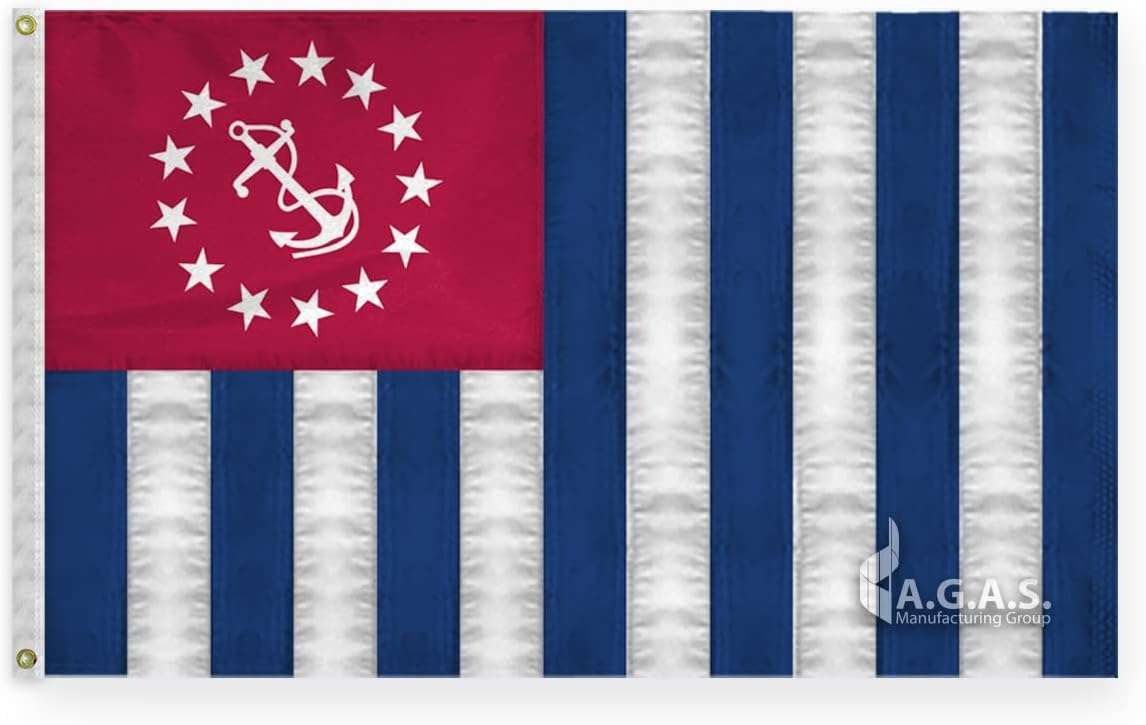 AGAS USPS Yacht Ensign Flag - 30 x 48 Inch - Printed 200D Nylon AGAS USPS Yacht Ensign Flag - 30 x 48 Inch - Printed 200D Nylon