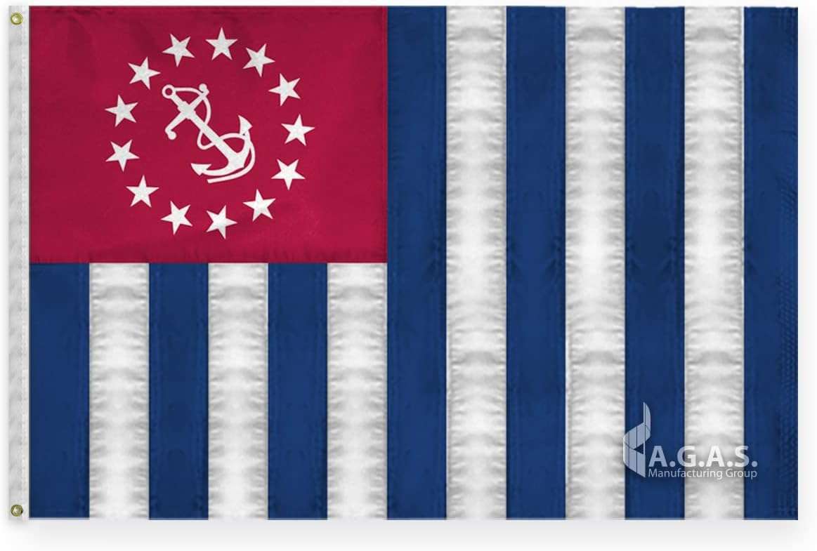 AGAS USPS Yacht Ensign Flag - 4 x 6 Ft - Printed 200D Nylon AGAS USPS Yacht Ensign Flag - 4 x 6 Ft - Printed 200D Nylon