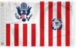 AGAS USA Coast Guard Ensigns Flag - 15 x 24 Inch - Printed 200D Nylon