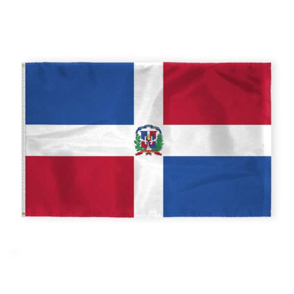 AGAS Dominican Republic Flag 5x8 ft 200D