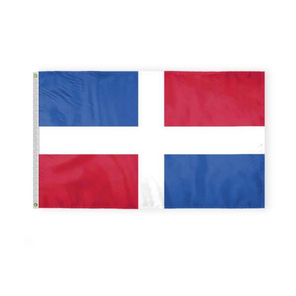 AGAS Dominican Republic Flag - 3x5 ft - Printed Single Sided on Polyester