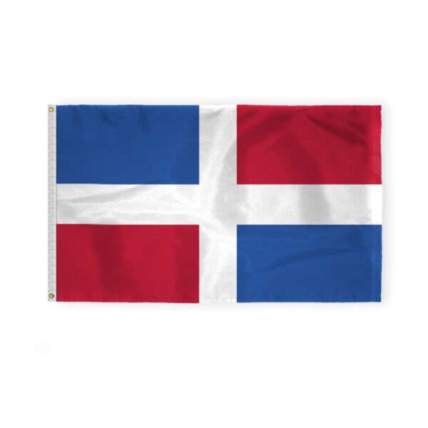 AGAS Dominican Republic Flag - 3x5 ft - Printed Single Sided on 200D Nylon