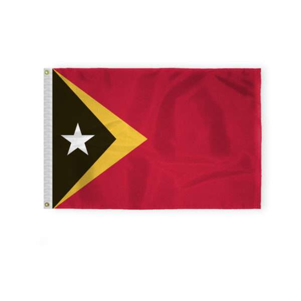 AGAS East Timor Flag 2x3 ft Outdoor 200D Nylon