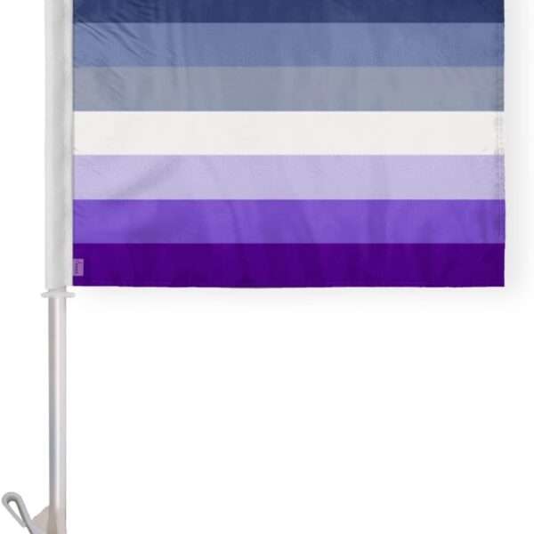 AGAS Butch Lesbian Pride Car Window Flag 10.5x15 inch