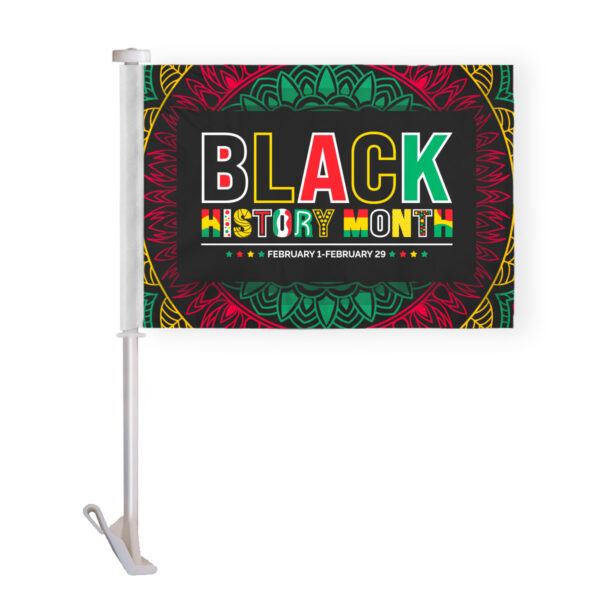 AGAS Juneteenth Car Flag Premium 10.5x15 inch Double Sided