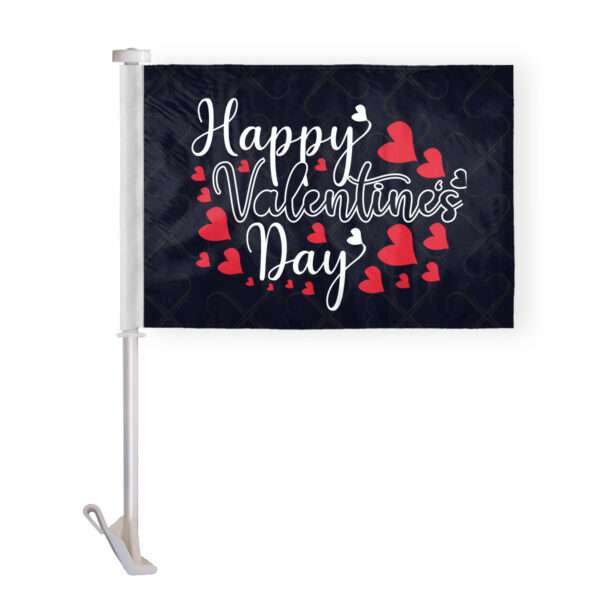 AGAS Happy Valentines Day Car Flag 10 x 15 Inches
