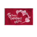 AGAS Happy Valentine's Day Flag 3x5 FT Holiday