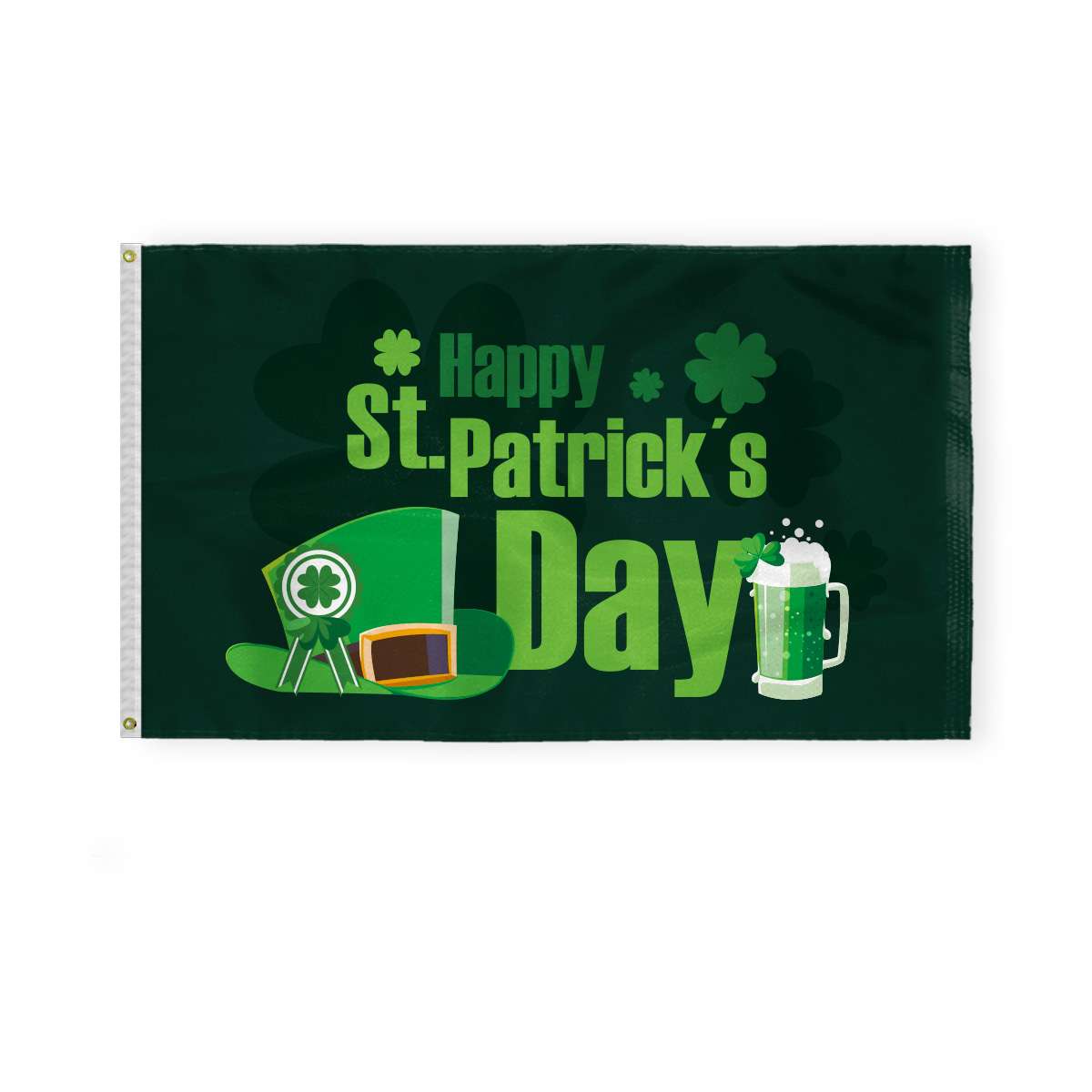 AGAS St Patricks Day Flags 3x5 Ft Nylon