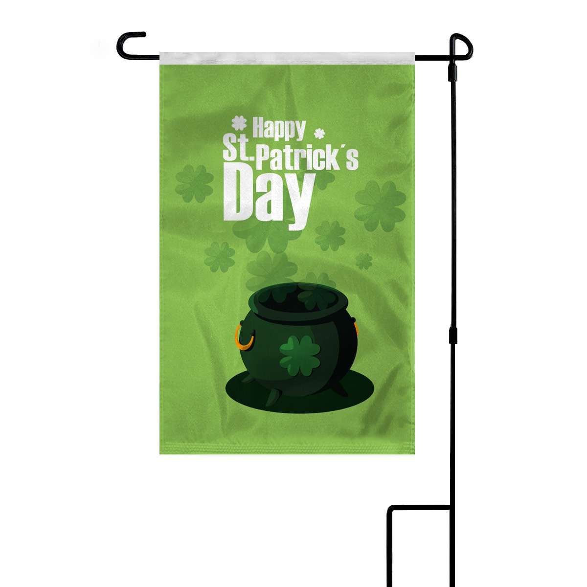 AGAS Shamrockin St Patricks Day Flag 12x18 Inch