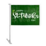 AGAS Happy St Patrick's Day Car Flags for Windows Double