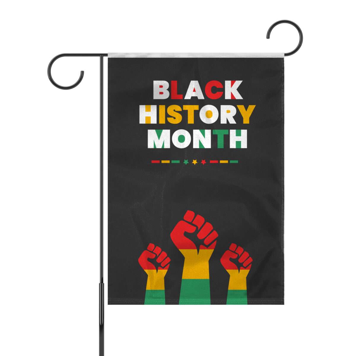 AGAS Black History Month Garden Flag African American Printed Nylon