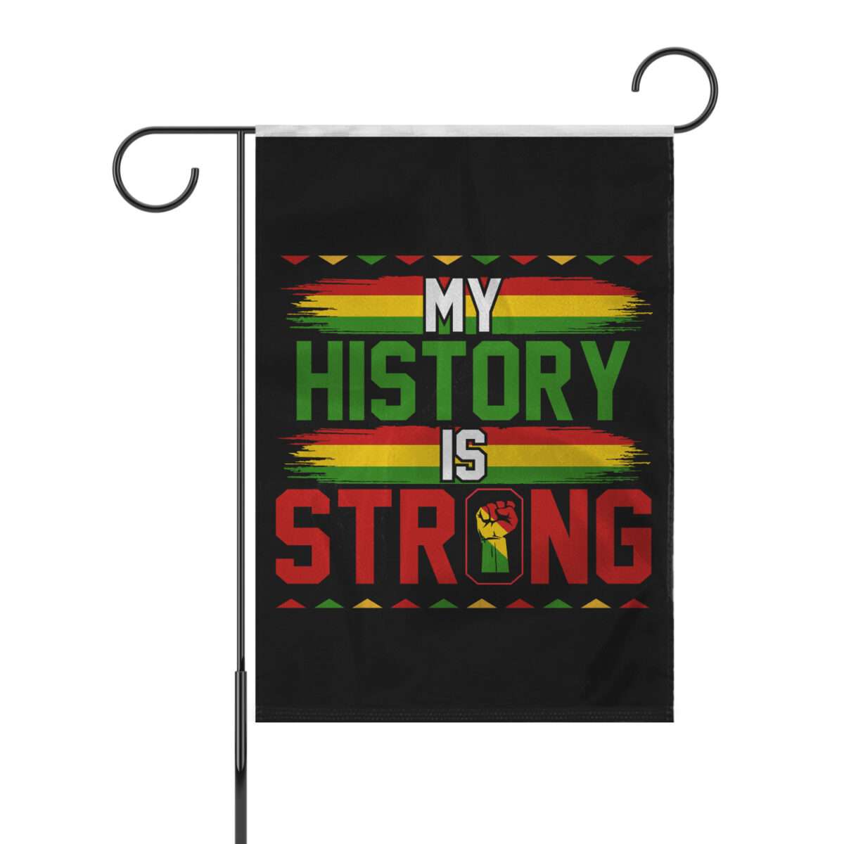 AGAS Black History Month Garden Flag Pan African American National Holiday Party