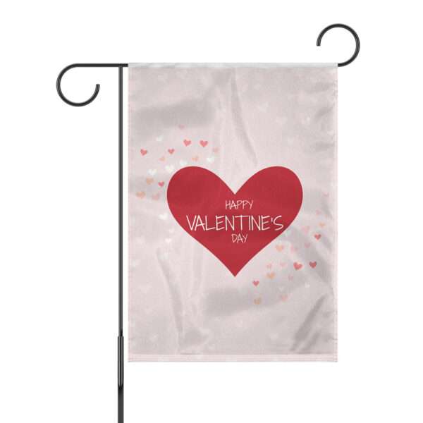 AGAS Valentine Flag, Double Sided Valentine's Day Flag Love Valentine Garden Flag 12 x 18 Inch Valentine House Flags for Valentine's Day Decoration - Without Stand