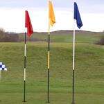 Plain Golf Flags With Tub