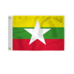 AGAS Myanmar 12x18 inch Mini Myanmar Flag 200D