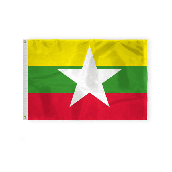 AGAS Myanmar Country Flag 2x3 ft Nylon
