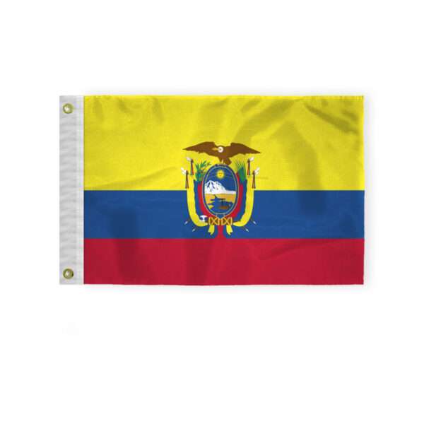 AGAS Ecuador Boat Flag - 12x18 inch