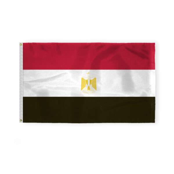 AGAS Egypt Flag - 3x5 ft - Printed Single Sided on 200D Nylon