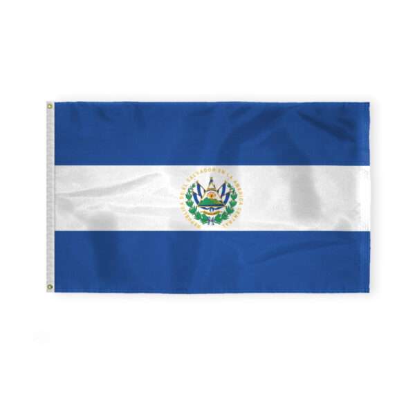 AGAS El Salvador with Seal Flag 3x5 ft