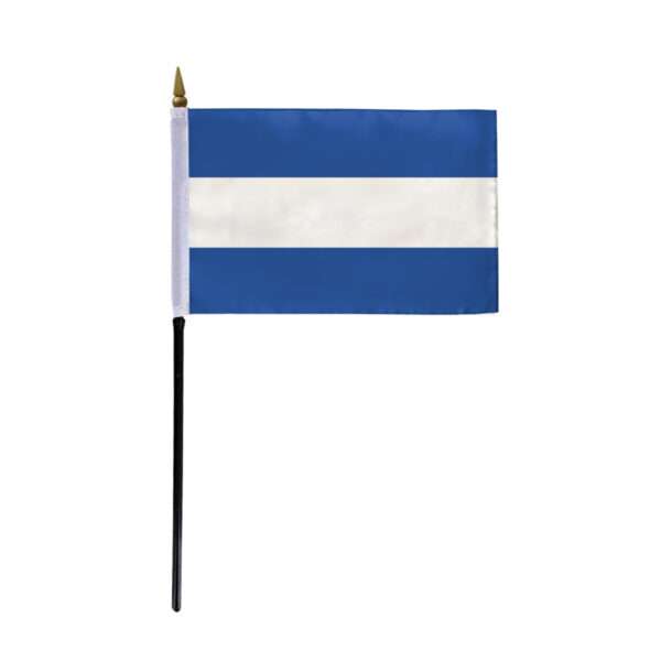 AGAS El Salvador Stick Flag 4x6 inch