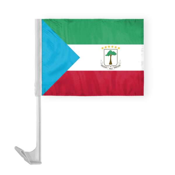 AGAS Equatorial Guinea Car Flag 12x16 inch