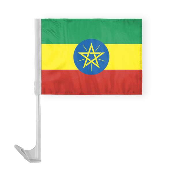 AGAS Ethiopia Car Flag 12x16 inch