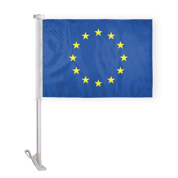 AGAS European Union Car Flag Premium 10.5x15 inch