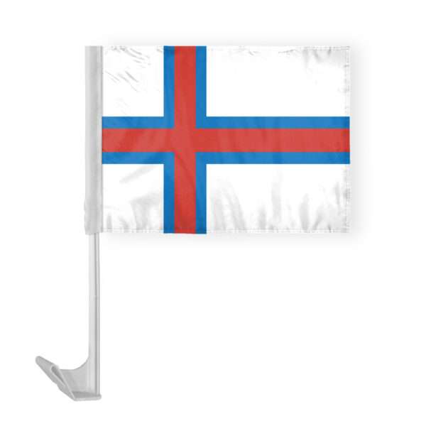 AGAS Faroe Islands Car Flag 12x16 inch