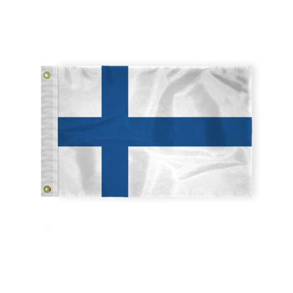 AGAS Finland Nautical Flag 12x18 inch