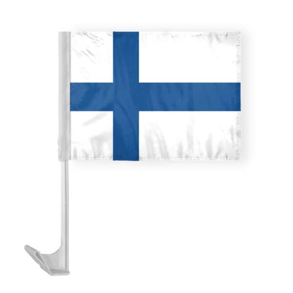 AGAS Finland Car Flag 12x16 inch