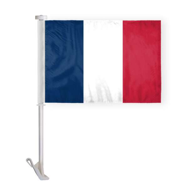 AGAS France Premium Car Flag - 10.5x15 inch