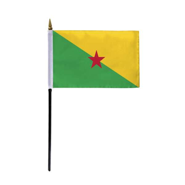 AGAS French Guyana Flag 4x6 inch