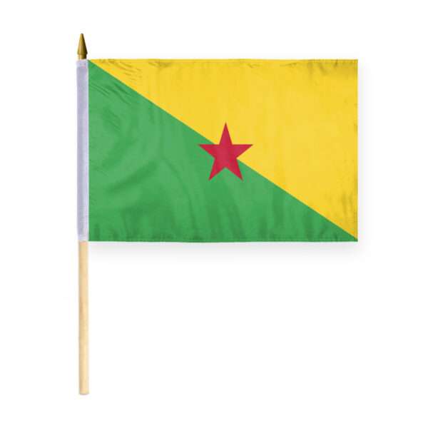 AGAS French Guyana Flag 12x18 inch