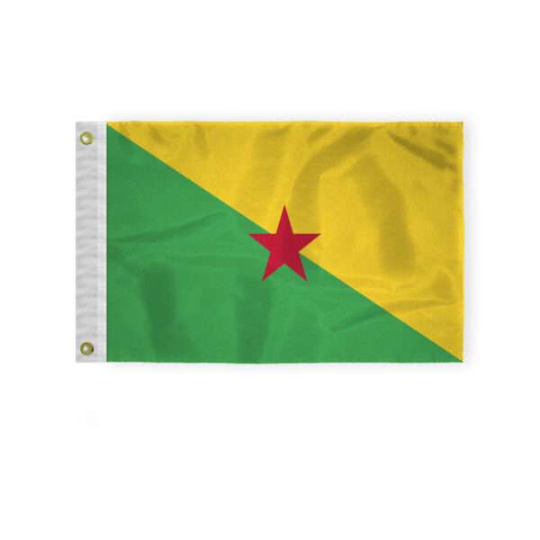 AGAS French Guyana Nautical Flag 12x18 inch