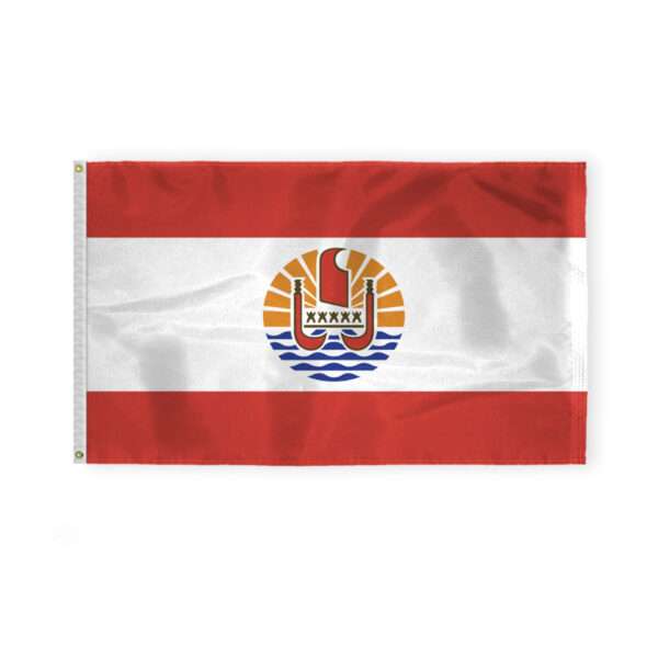 AGAS French Polynesia Tahiti Flag 3x5 ft