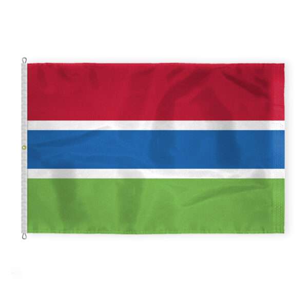 AGAS Gambia Flag 8x12 ft