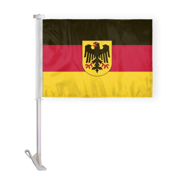 AGAS German State Ensign Premium Car Flag 10.5x15 inch