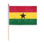 AGAS Ghana Flag 12x18 inch