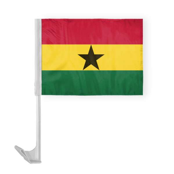 AGAS Ghana Car Flag 12x16 inch