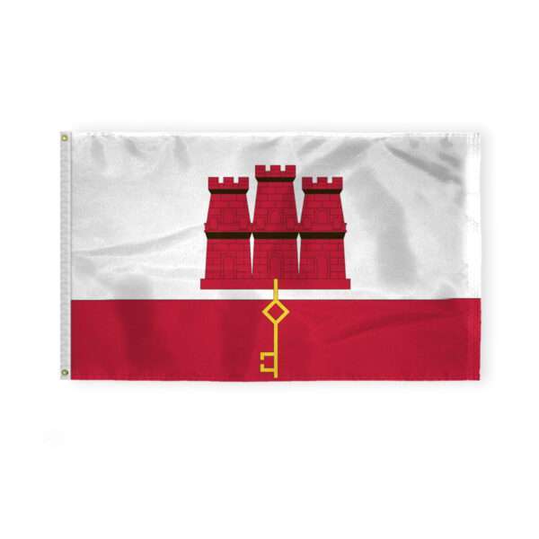 AGAS Gibraltar Flag 3x5 ft 200D Nylon