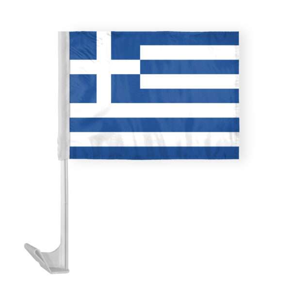 AGAS Greece Car Flag 12x16 inch