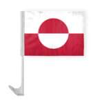 AGAS Greenland Car Flag 12x16 inch