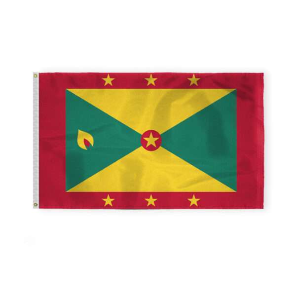 AGAS Grenada Flag 3x5 ft 200D Nylon