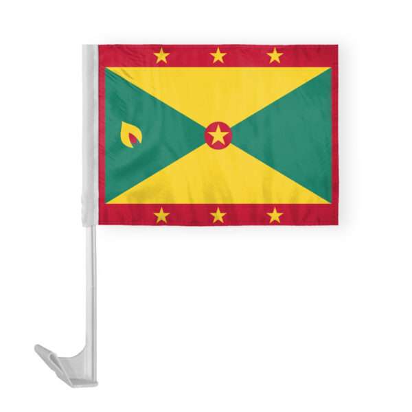 AGAS Grenada Car Flag 12x16 inch