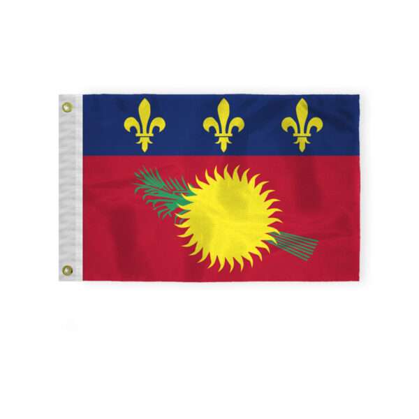 AGAS Guadeloupe Nautical Flag 12x18 inch