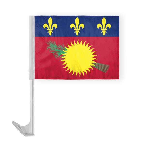 AGAS Guadeloupe Car Flag 12x16 inch