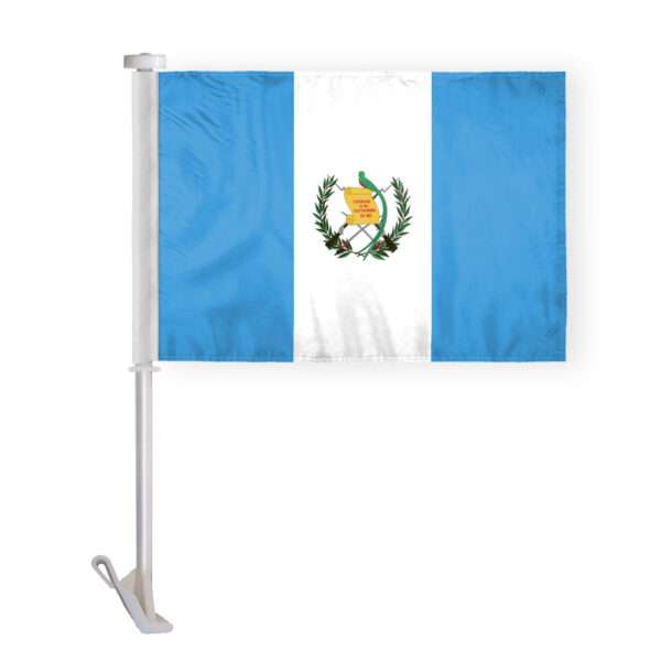 AGAS Guatemala Car Flag Premium 10.5x15 inch