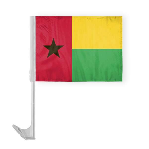 AGAS Guinea Bissau Car Flag 12x16 inch